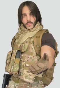 spogliarellisti spogliarellista costume soldato